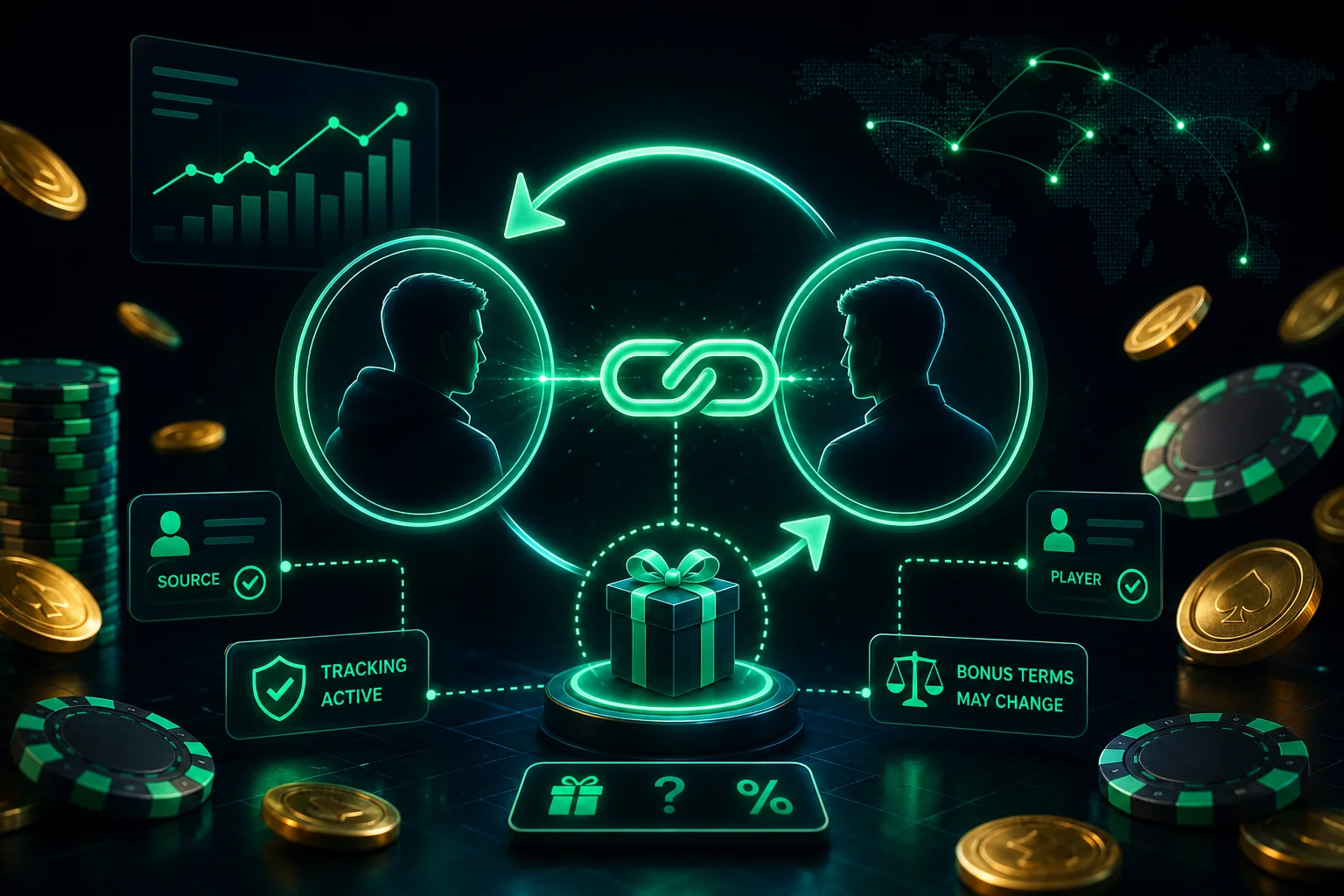 Rainbet affiliate code type - partner tracking visual