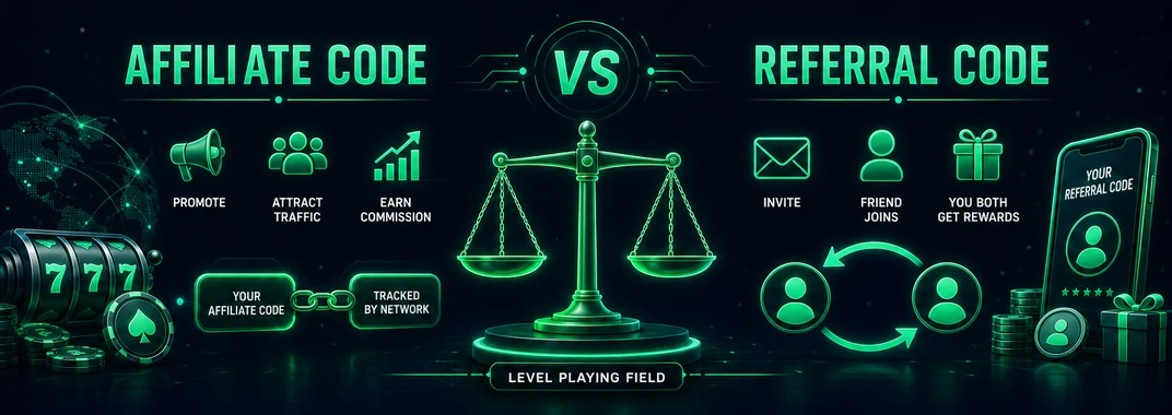 Rainbet affiliate code versus referral code comparison scale