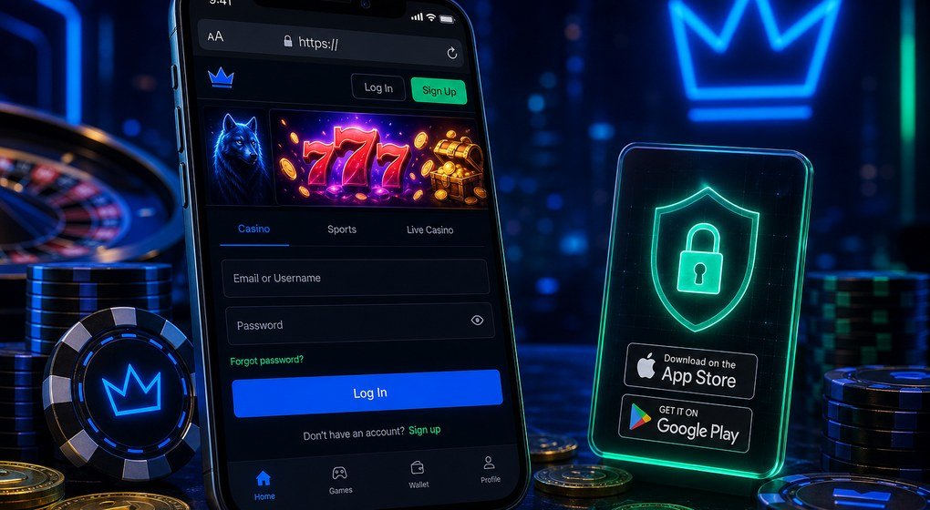 Official Rainbet mobile browser access with a secure lock
